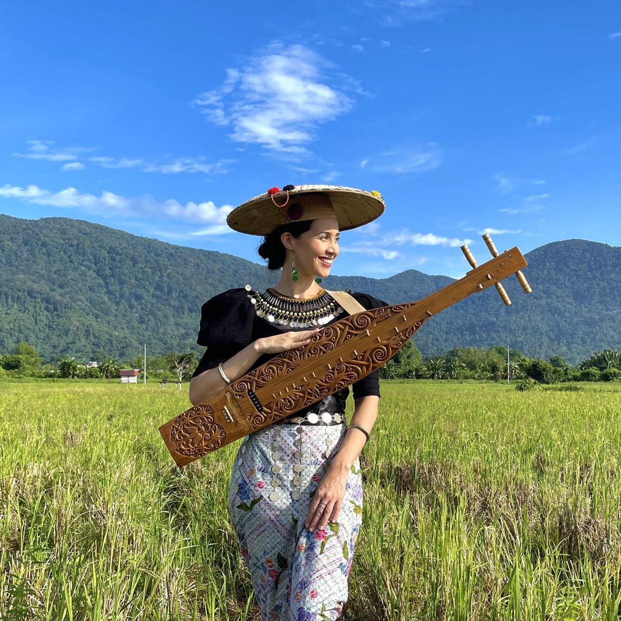 The music genre for 'Sky Songs' taps into Alena's world of traditional, folk and pop music. Photo: Kanid Studio