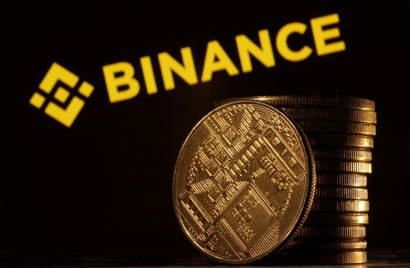 FILE PHOTO Binance logo is seen in this illustration taken March 31 2023. REUTERSDado RuvicIllustration
