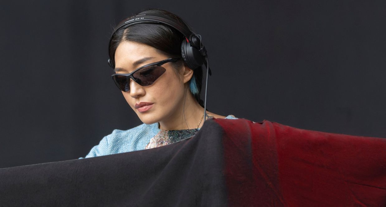 South Korean DJ Peggy Gou performs on stage during the music festival 'South of the Sun' in Soendermarken park, Frederiksberg area of Copenhagen. - AFP