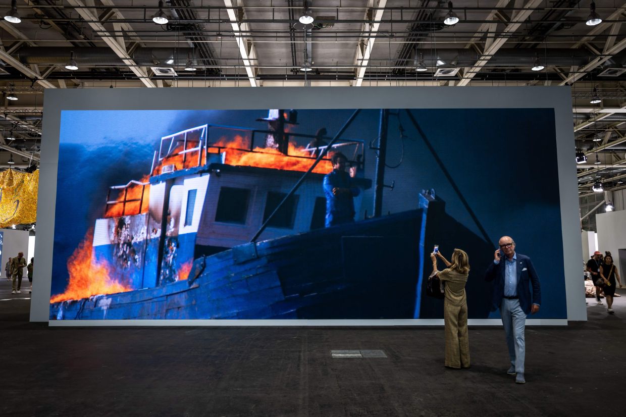 AI, Africa and climate crisis star at Art Basel fair - Vimarsana News
