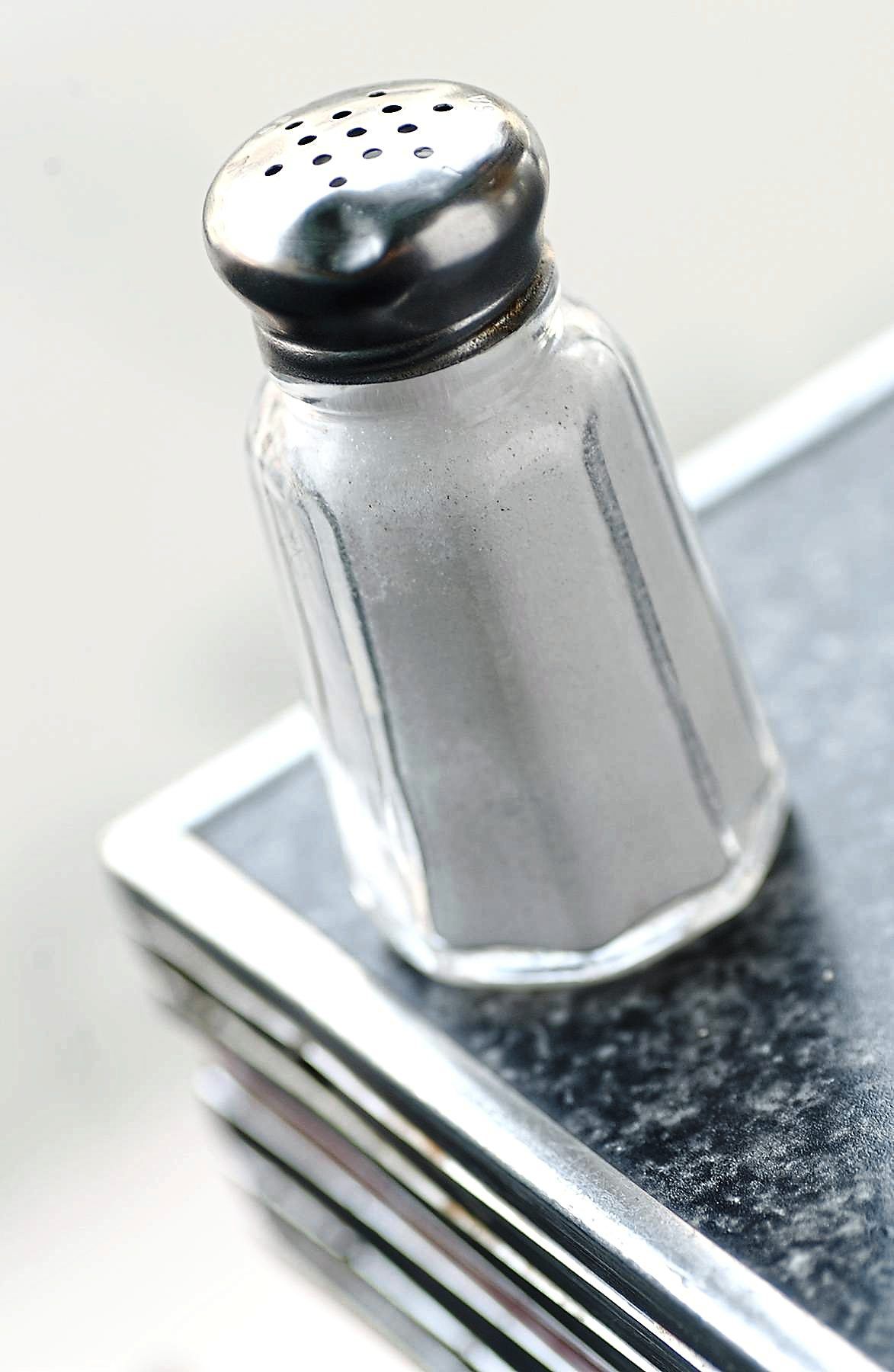 Decreasing your salt intake could help decrease your risk of high blood pressure, as well as heart disease and stroke, — Photos.com