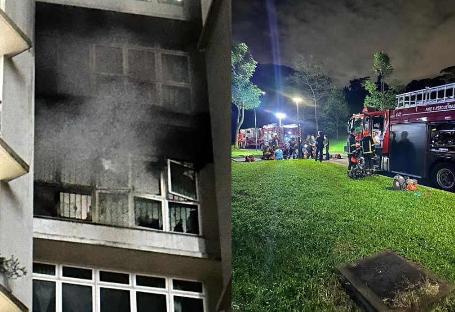 Exquisite 2 Taken To Hospital, 70 Evacuated After Fire In Bukit Panjang Flat Picture in HD Exquisite 2 Taken To Hospital, 70 Evacuated After Fire In Bukit Panjang Flat Picture in HD