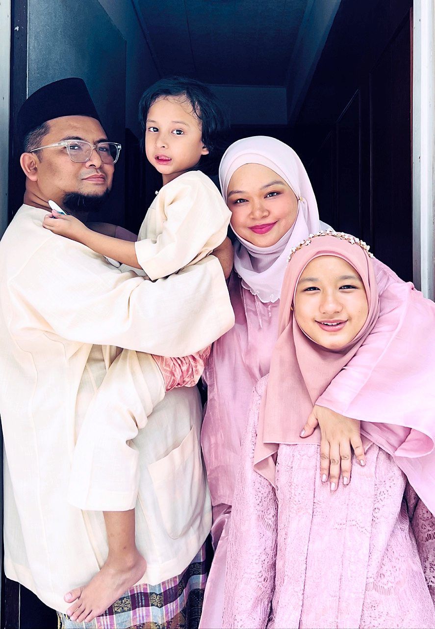 Muhammad Afiq Mohd Anif (left) says planning for the future is important. He is seen in this picture with (second from left) Aydan Qalif, wife Ili Liyana Mokhtar Ihsan and Ayra Rayyan.