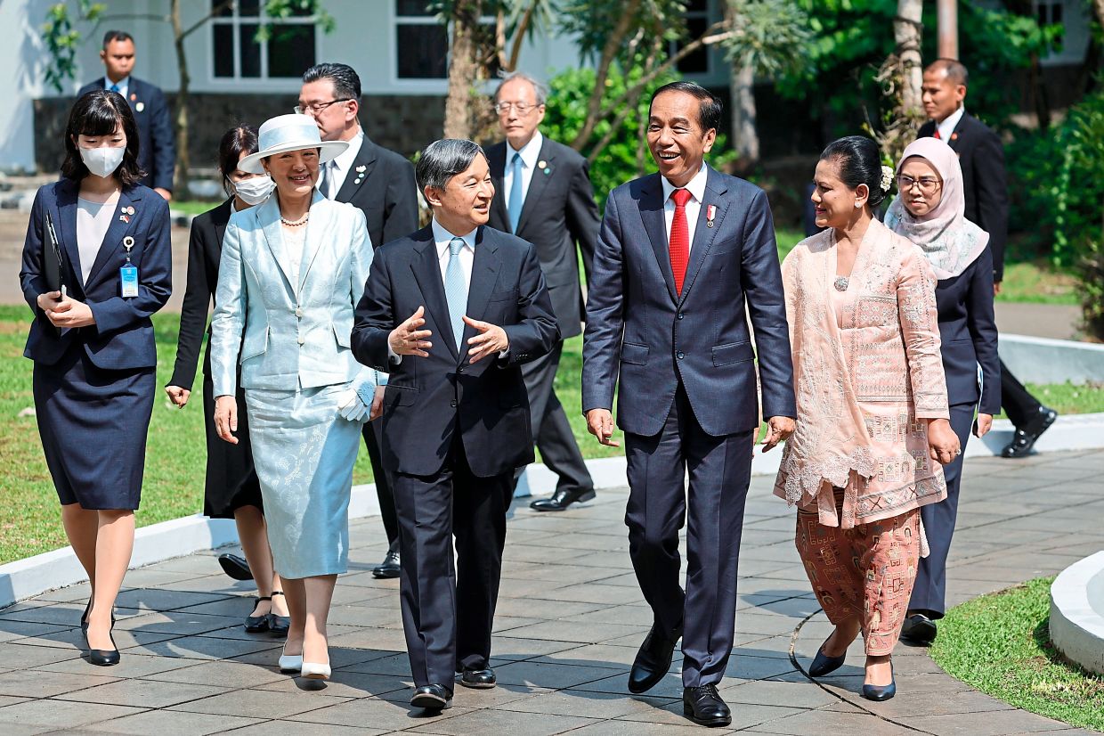 Jokowi hosts Japanese emperor The Star