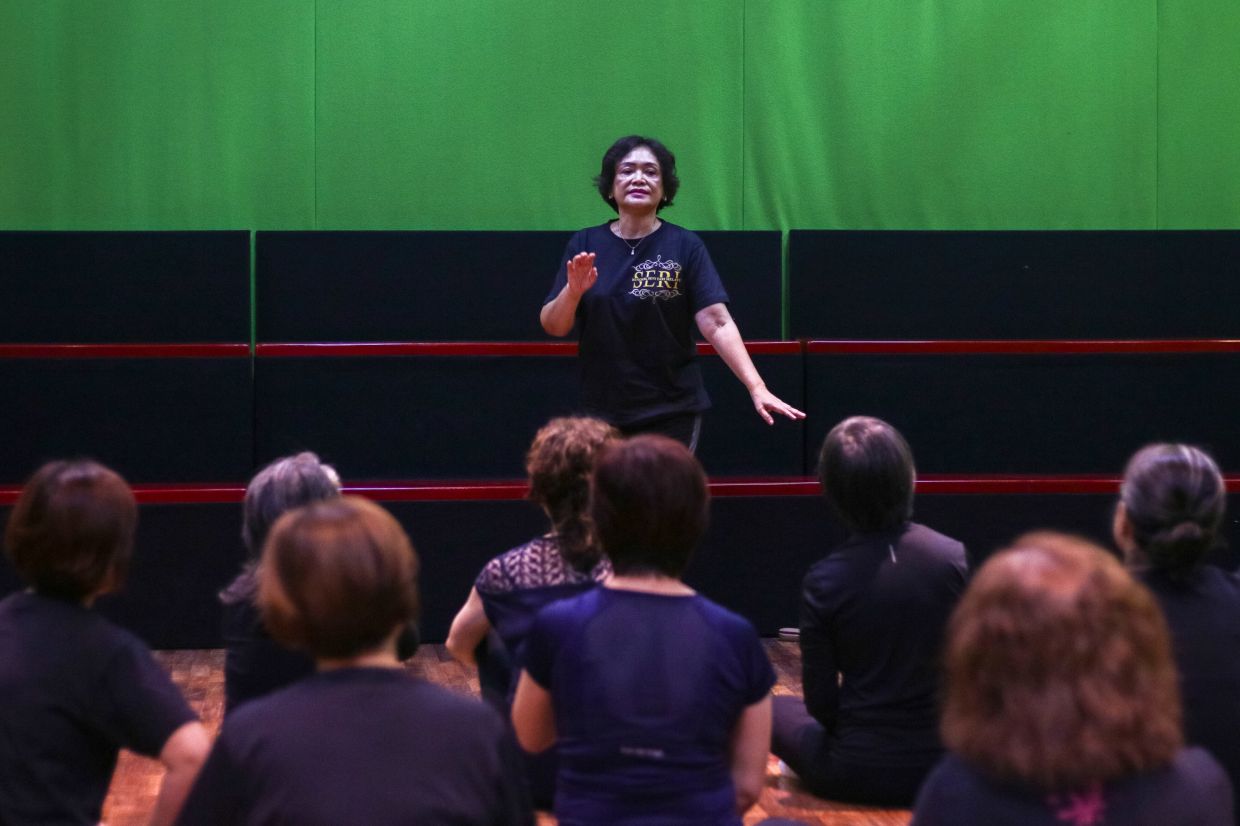 Koo says teaching Malay traditional dance to seniors gives her immense satisfaction.