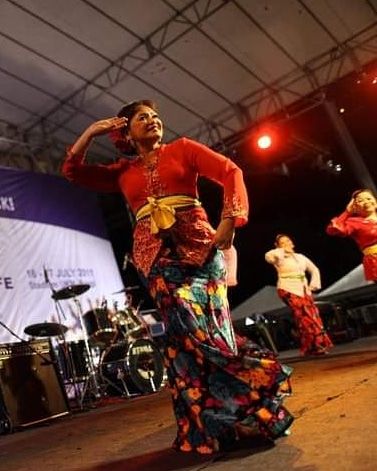 Koo says that Malay traditional dance is perfect for seniors not just because it keeps their bodies and mind active but because the costummes are so 'sopan'. - KOO SOO MING