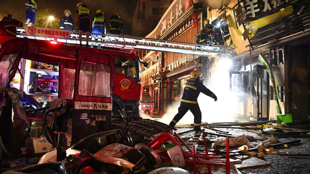 China restaurant gas tank blast kills 31, leaves seven injured; govt to
