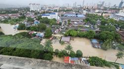 Penang hit by flash floods after downpour (In Pictures)