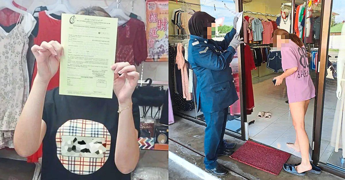 Over-reaction?: A boutique owner was fined for ‘indecent’ attire for wearing shorts at her shop in Kota Baru last Sunday. — Facebook/Others