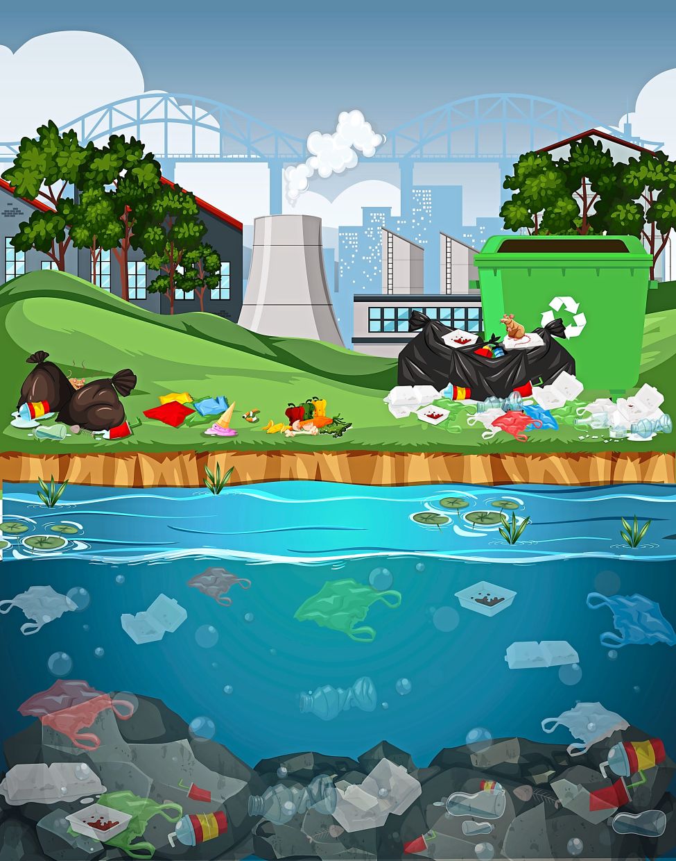 Minimising pollution is everyone's responsibility. — Freepik