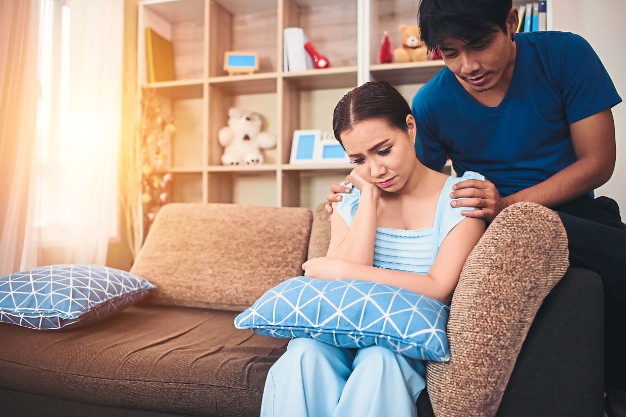 It is vital that women are able to talk about these negative emotions with their partners without feeling judged.