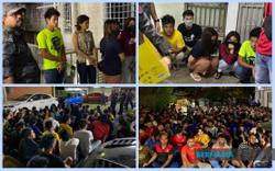 425 illegal immigrants including those from Myanmar, Indonesians and Bangladesh hauled up from apartment units turned into settlements in KL