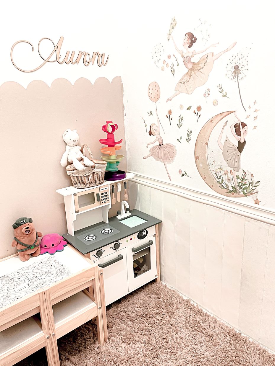 The playroom which Dr Izzati painted and designed for her daughter.