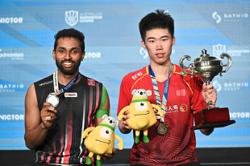 Hongyang shows nerves of steal to pip Prannoy to title