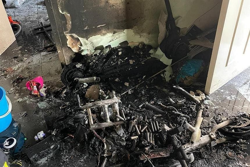 Three children taken to hospital after fire breaks out in Redhill flat ...