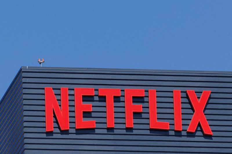 FILE PHOTO The Netflix logo is shown on one of their Hollywood buildings in Los Angeles California U.S. July 12 2023. REUTERSMike BlakeFile Photo