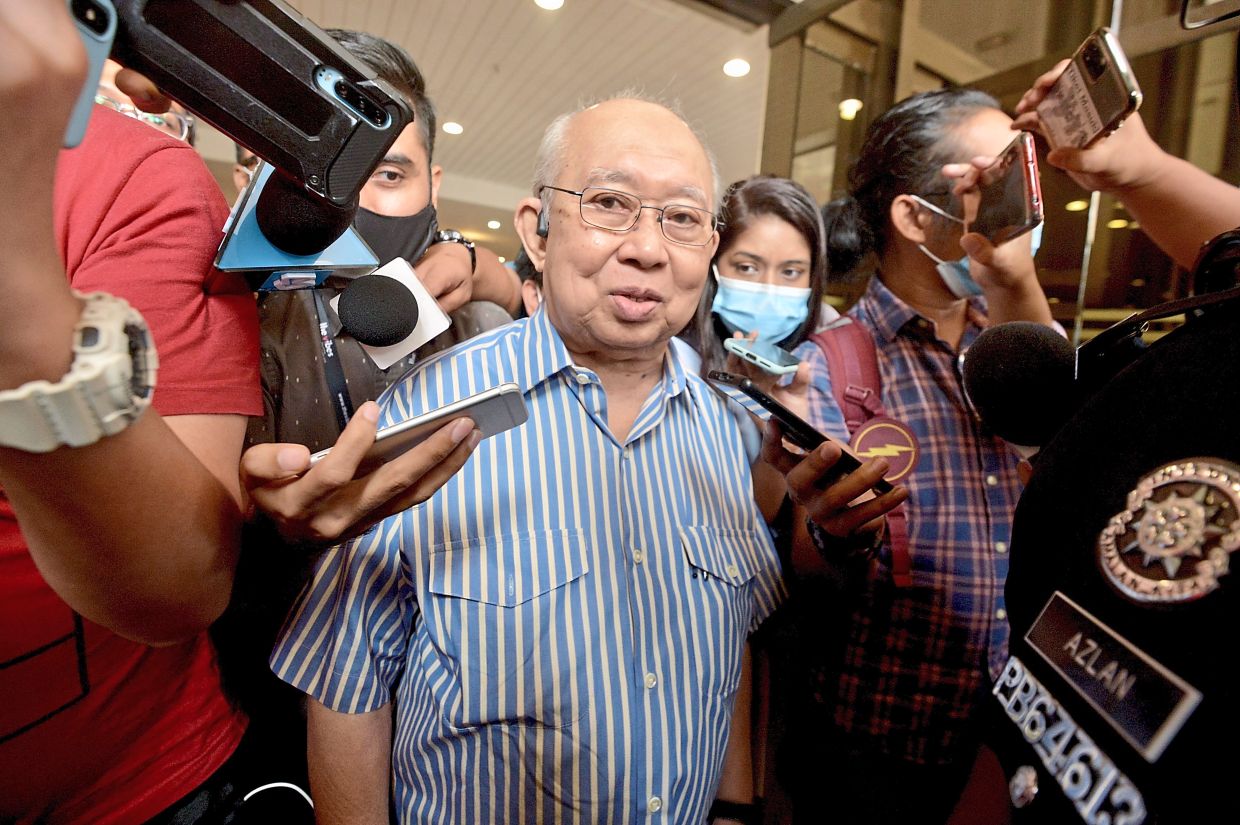 Outspoken: Tengku Razaleigh was vocal with his disapproval of Umno supporting Muhyiddin after the Sheraton Move in February 2020. — Bernama