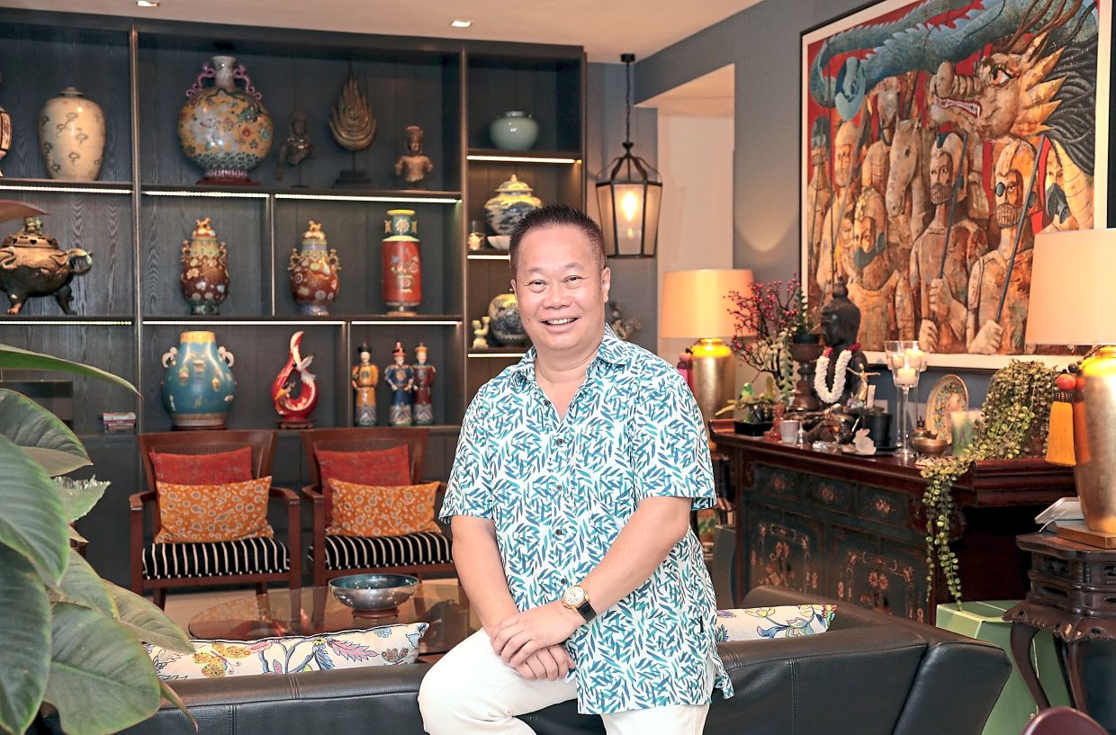 Chiam says what draws him to an art piece is the difficulty of creating that artwork.