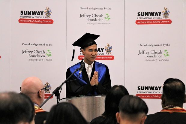 Graduation ceremony for IBDP students at SISKL Class of Nov 2022.