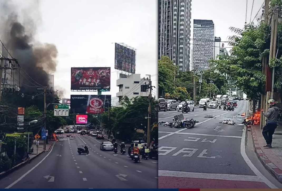 High-voltage transformer explodes in heart of Bangkok, injuring four - Vimarsana News