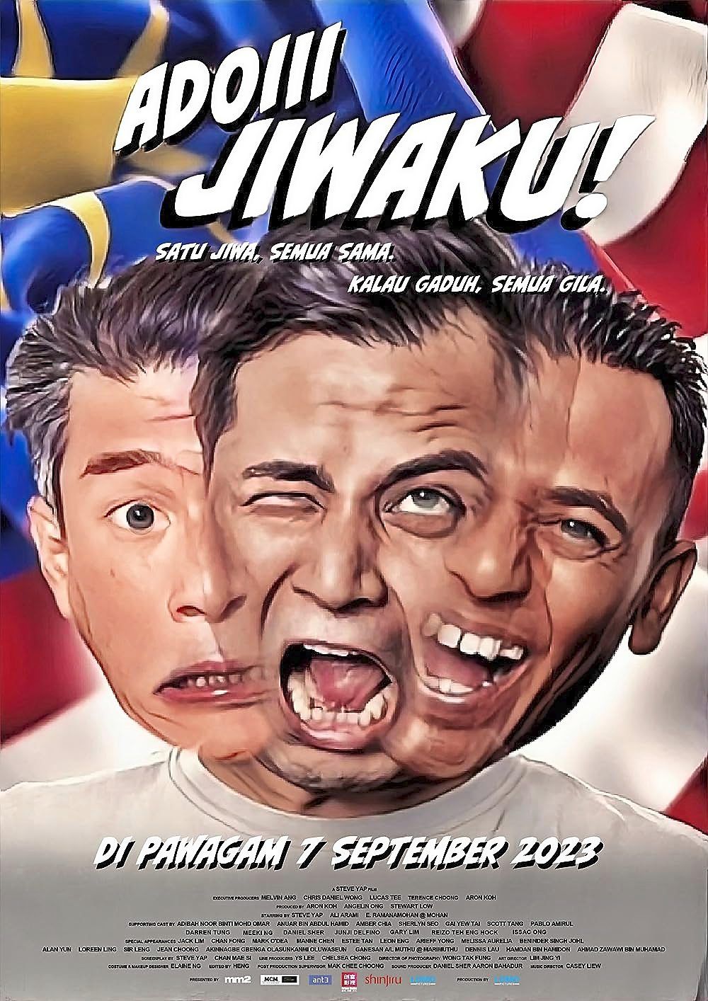 Different but same:  ‘Adoiii Jiwaku’ revolves around three hotel workers who are often at loggerheads due to their cultural differences. A prank gone wrong leads to a body swap between two of them, a Malay and a Chinese, and all their latent racial prejudices comically come out. — Agencies