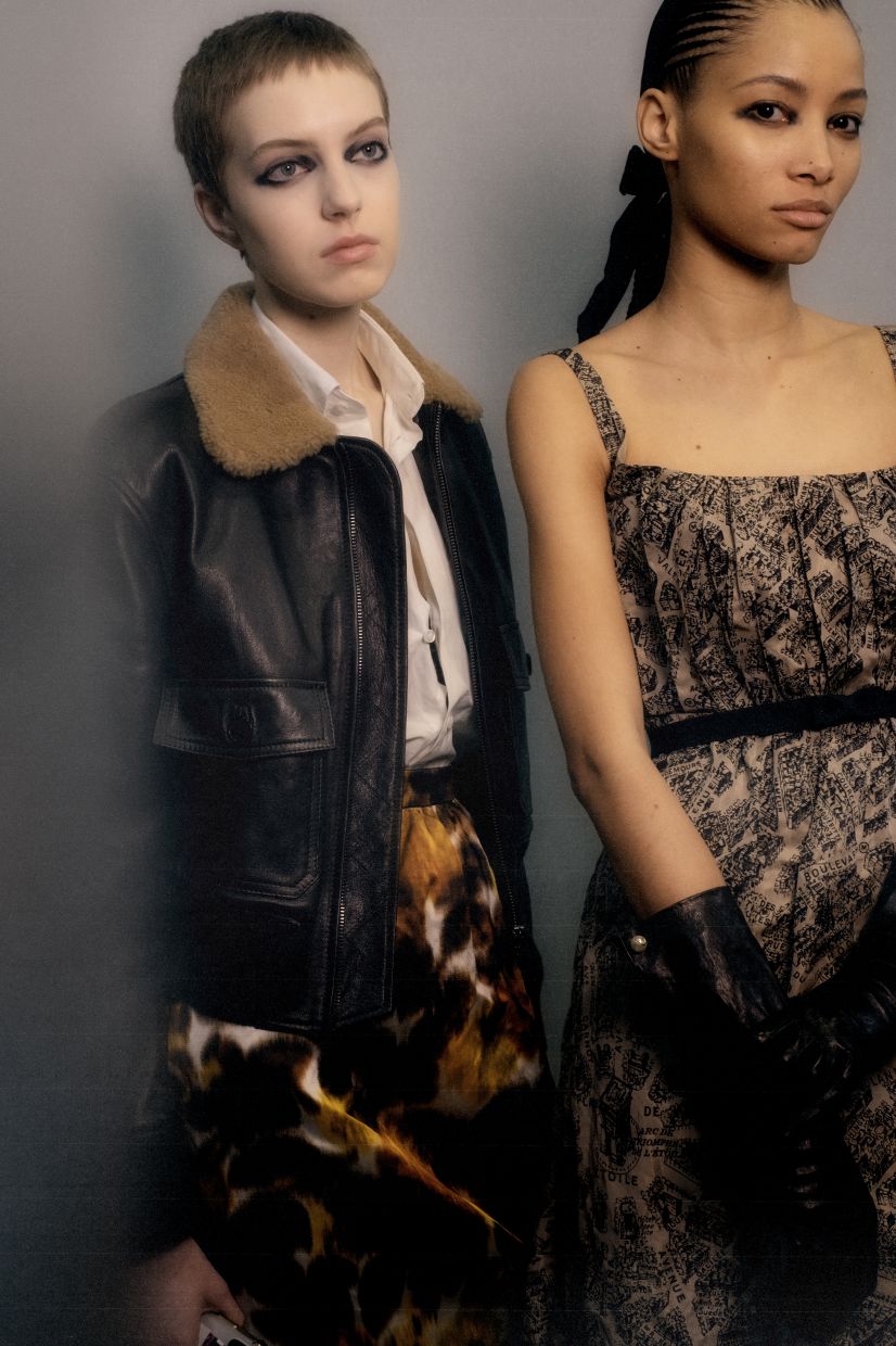 The soft goth look is in and it can vary from deep, dark everything to more subtle hints of dark makeup. Photo: Dior