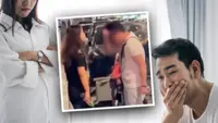 ‘Why did you marry me?’: Hysterical man in China beats himself on head, stomps on feet as he berates wife in street over affair