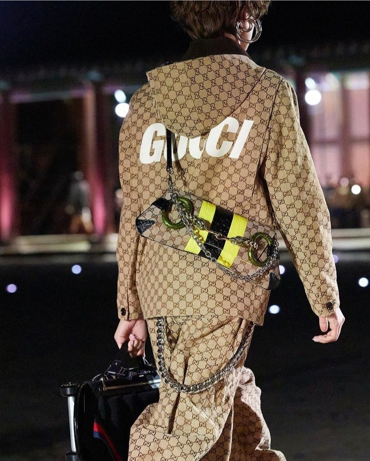 A striking and audacious statement in a jacket. Photo: Gucci/Instagram