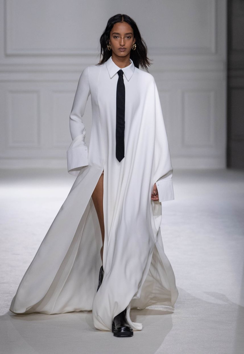 Yes, white is a colour too – and it can turn heads. Photo: Valentino