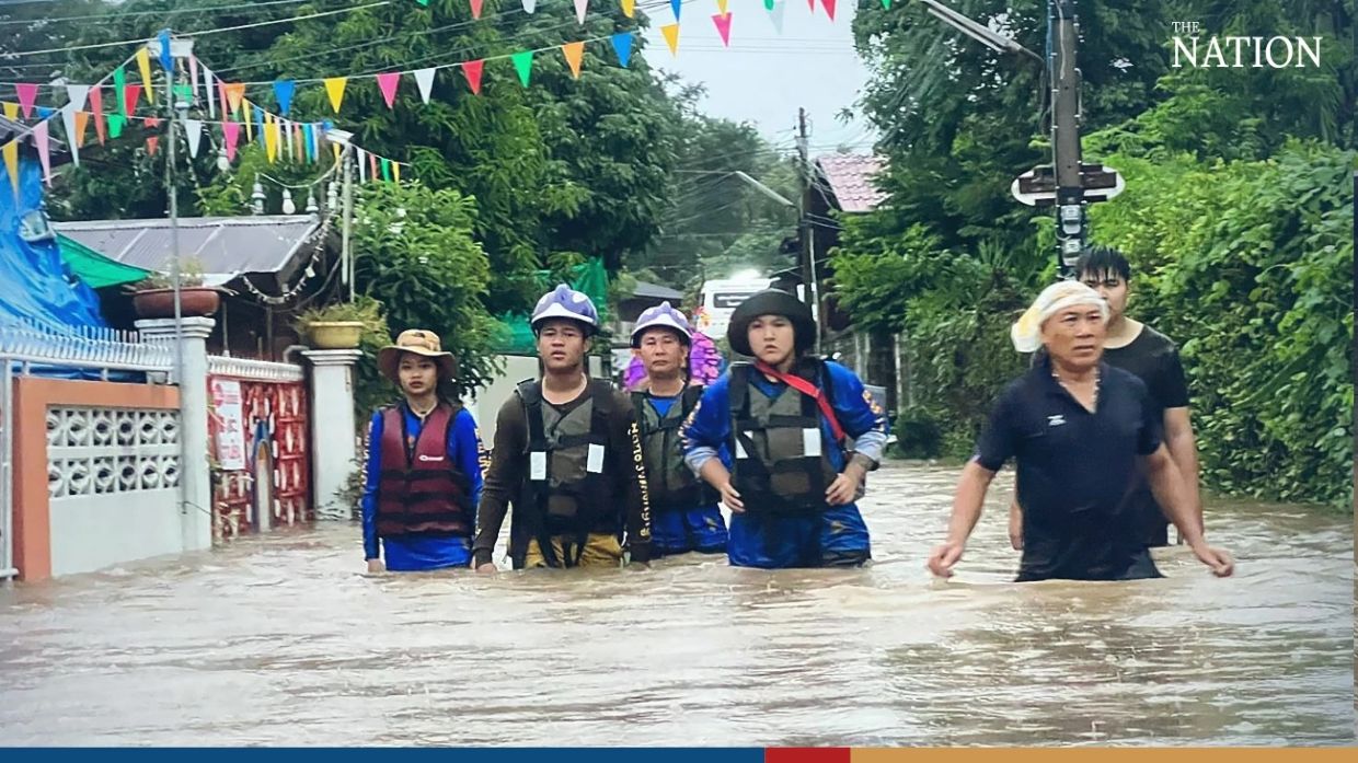 Non-top torrential rains overwhelms large swathes of Thailand; most provinces in the north heavily flooded - Vimarsana News