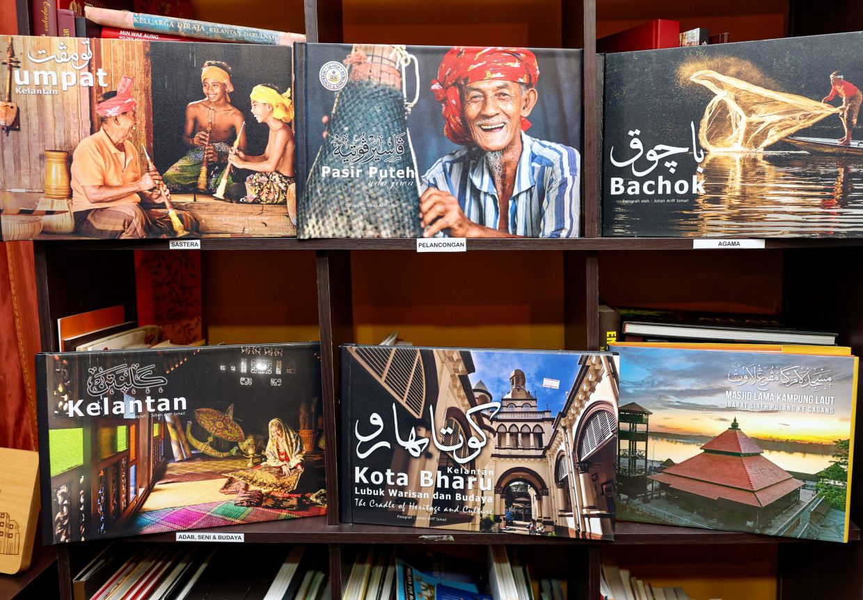 Some of the photobooks published by Johan Ariff. 