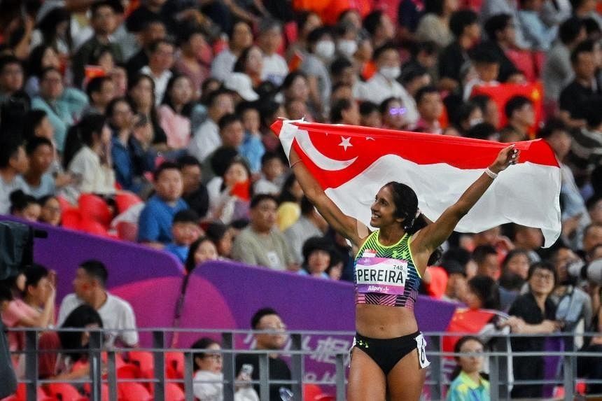 Singapore's athletics fraternity hail Shanti Pereira's performance as 'one for the ages' - Vimarsana News