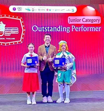 Malaysia’s Hassan Ali Rayyan Hirman Falani (right) bagged the Outstanding Performer award during the competition.