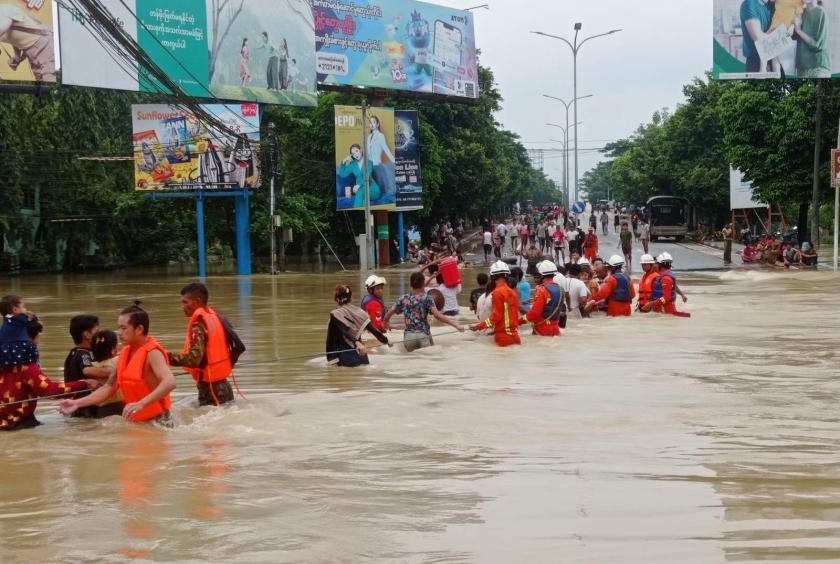 Heavy rain displaces thousands in southern Myanmar | The Star