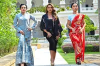 Making a bold statement by reimagining saree