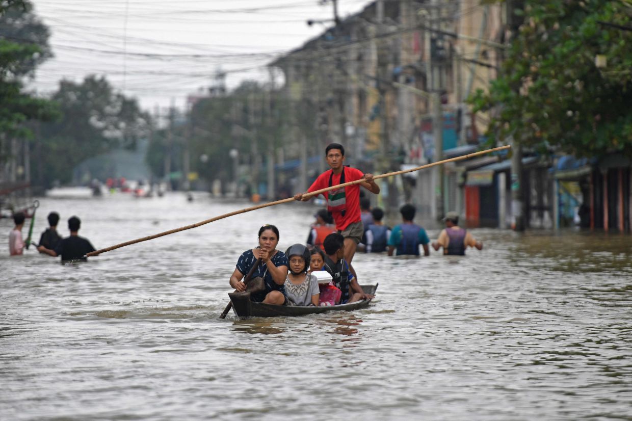 Heavy flooding in southern Myanmar displaces more than 14,000 people