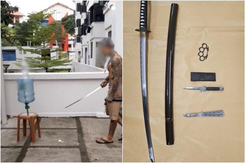 Police arrest man who posted video of himself with samurai sword in ...