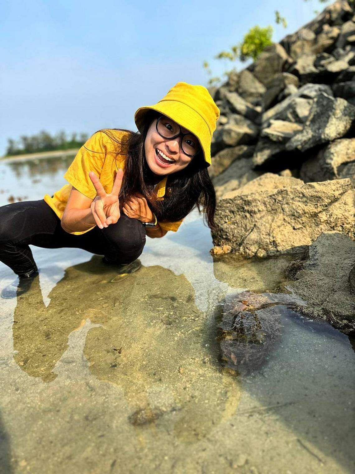 As her viewers are mainly young people, Kong hopes she can mould and influence them to become eco-stewards of the future. - PHOTO: JUST KEEP THINKING