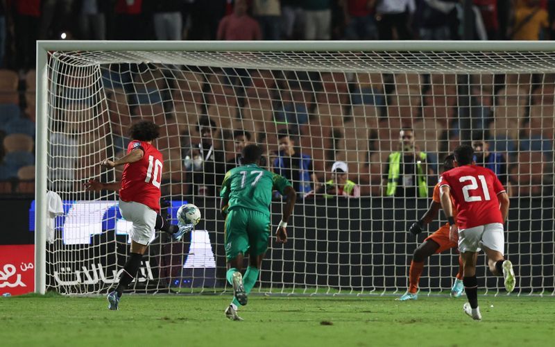 Football SoccerFour goals for Egypt's Salah but shock setback for