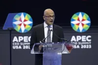 Corporate, global leaders peer into a future expected to be reshaped by AI, for better or worse