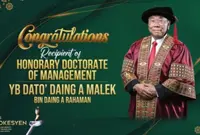 Dr Wee congratulates Johor Royal Court Council advisor on receiving honorary doctorate
