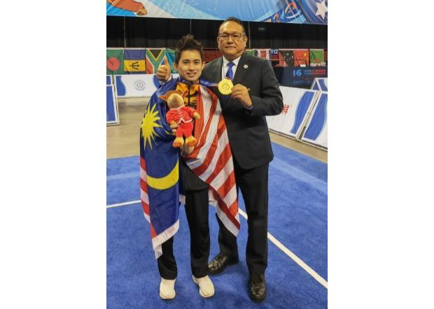 Wong wins Malaysia’s first gold at World Wushu Championships