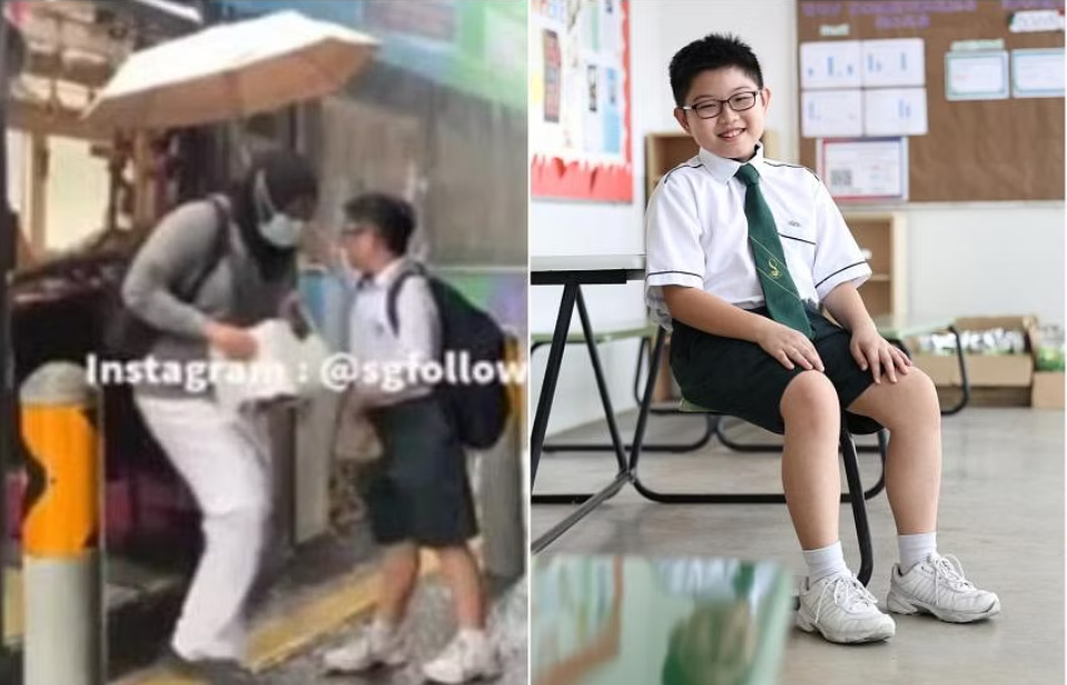 'I did not want them to fall sick': Boy who won hearts for sheltering bus passengers from rain - Vimarsana News