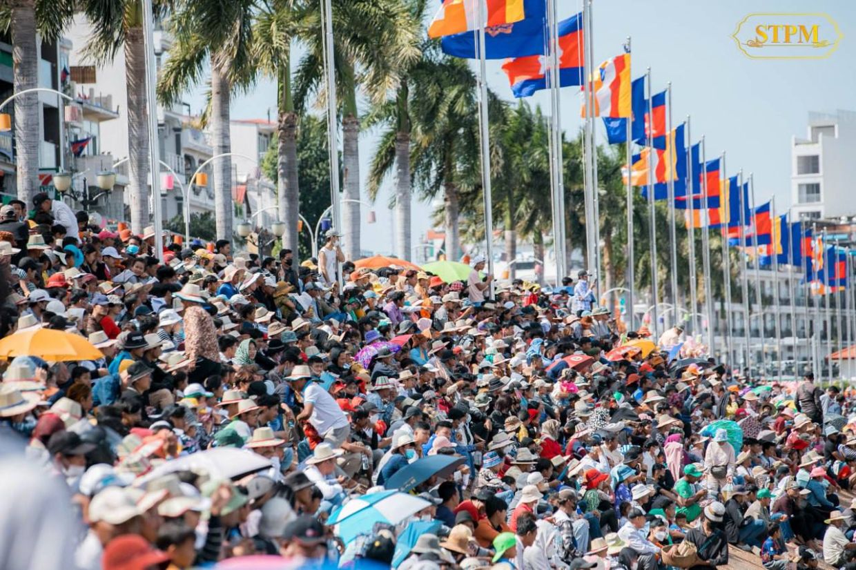 Almost three million locals and tourists visit Cambodia's popular Water