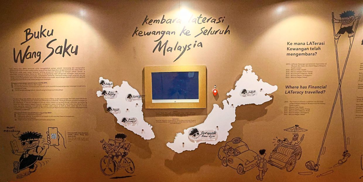 The Financial LATeracy exhibition has now travelled to six states, with Borneo Cultures Museum the latest venue.