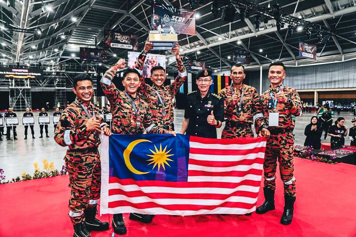 Malaysian firefighters STORM to victory in S'pore - Vimarsana News