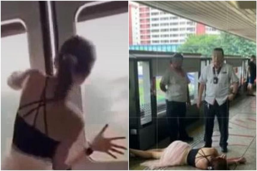 Passenger filmed forcing open Singapore MRT train doors handed another charge - Vimarsana News