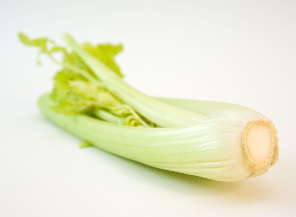 Adding celery to your smoothies gives extra fibre and minerals like potassium, iron and calcium.
