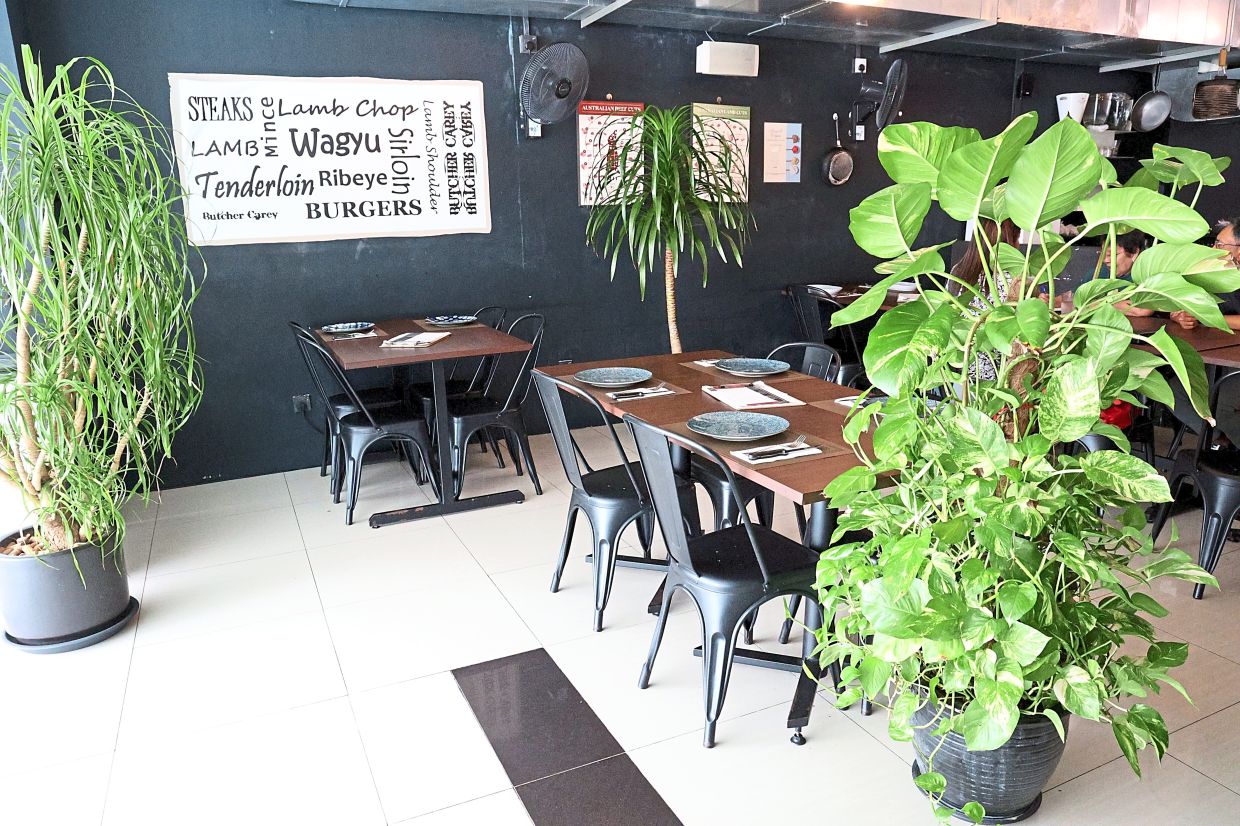 The no-frills simple interior of Butcher Carey.