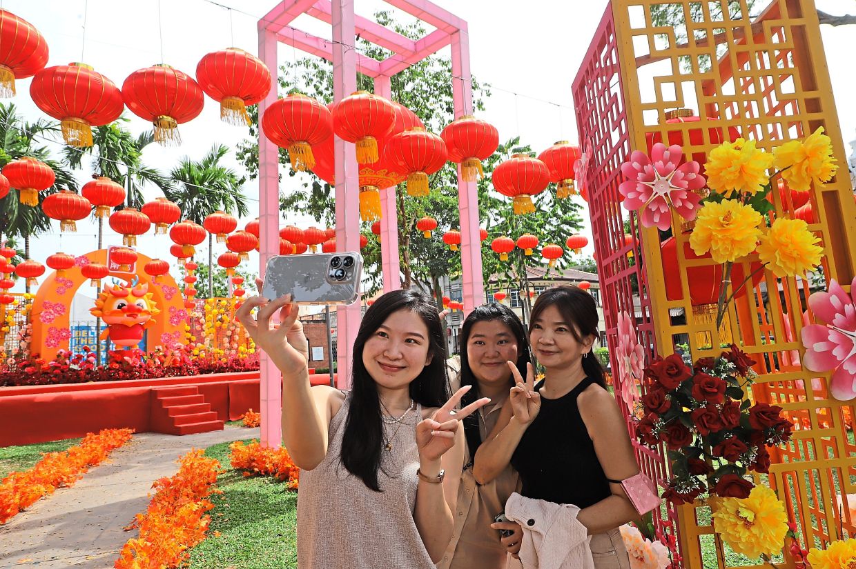 Painting Town red for CNY The Star